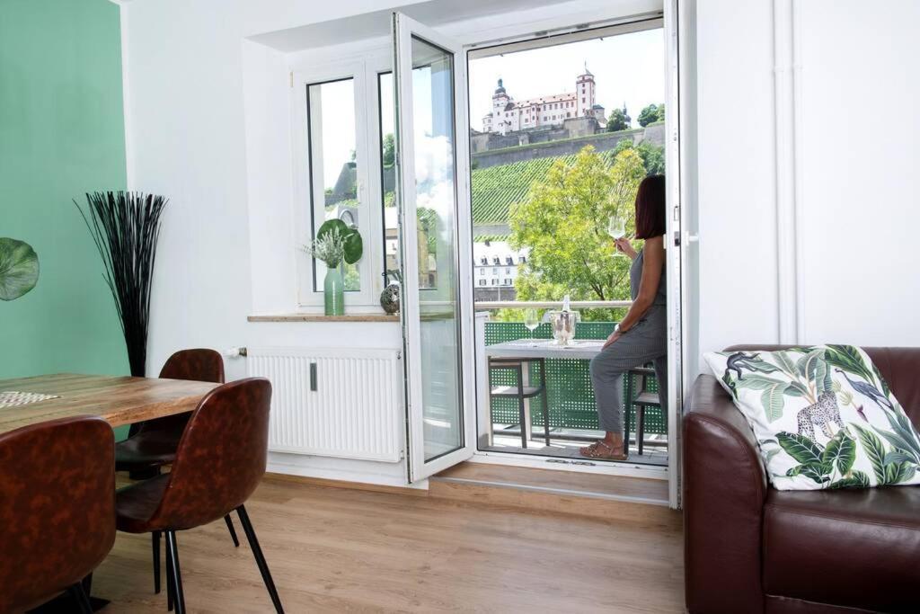 Ferienwohnung Panorama Mit Festungsblick 뷔르츠부르크 외부 사진